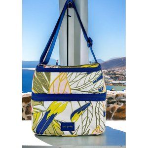 Vera Bradley ReActive Expandable Lunch Cooler Bag in Rainforest Leaves NWOT